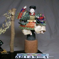 藏品(三月節五月節日本風俗飾物—「牛若丸  辨慶」人偶)的圖片